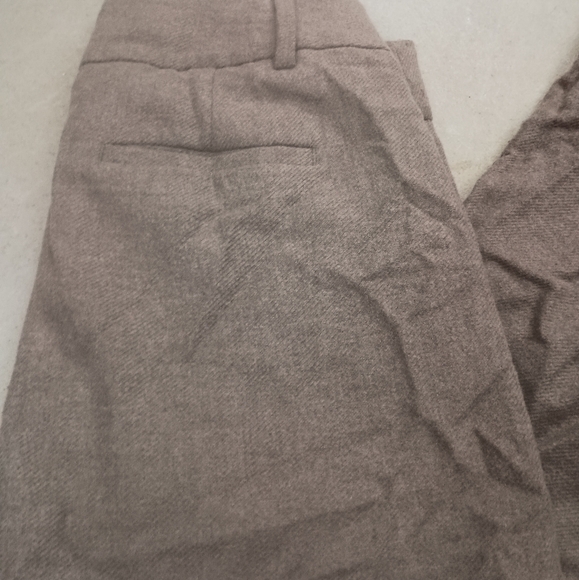 BANANA REPUBLIC WOMENS LADIES 10 WOOL PANTS TROUSERS FALL WINTER NEUTRAL $128 - Picture 4 of 5